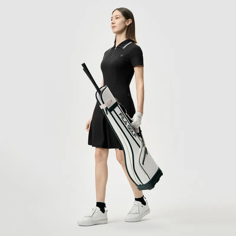 FILA Golf Series Short Sleeved Dress Women's Pitch Black BK-6