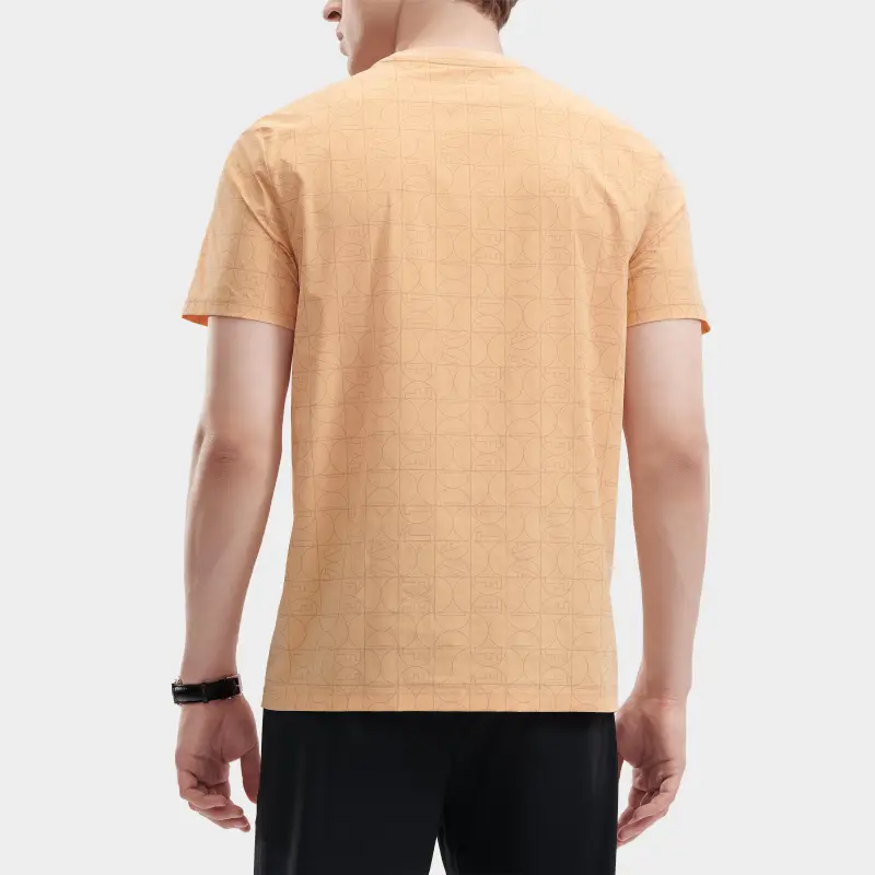 FILA T Shirts Men Flesh Pink Orange-5