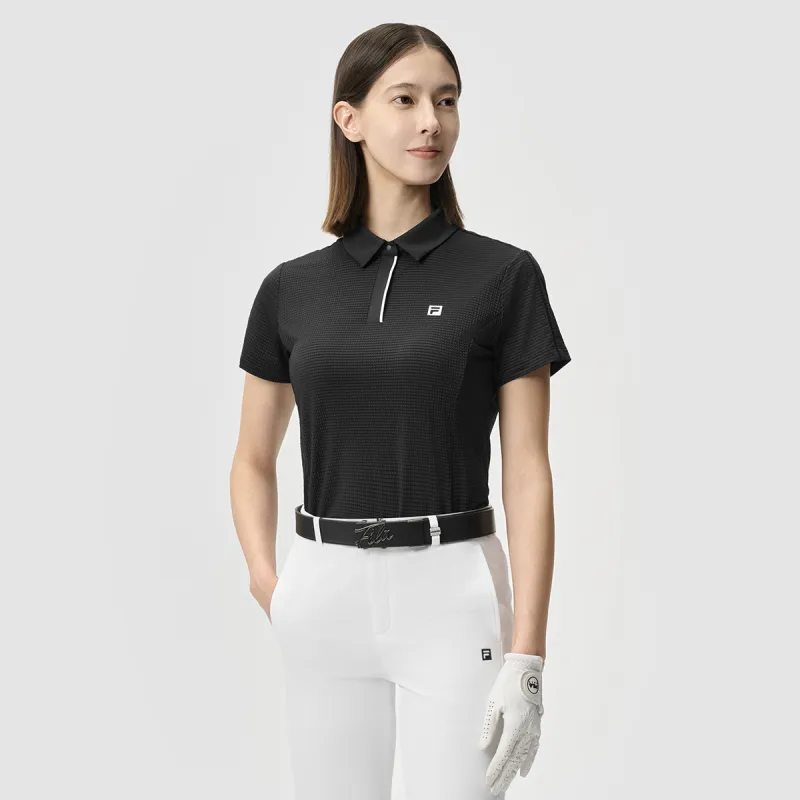 FILA AthleticsGolf Collection Polo Shirt Women's Pitch Black-3