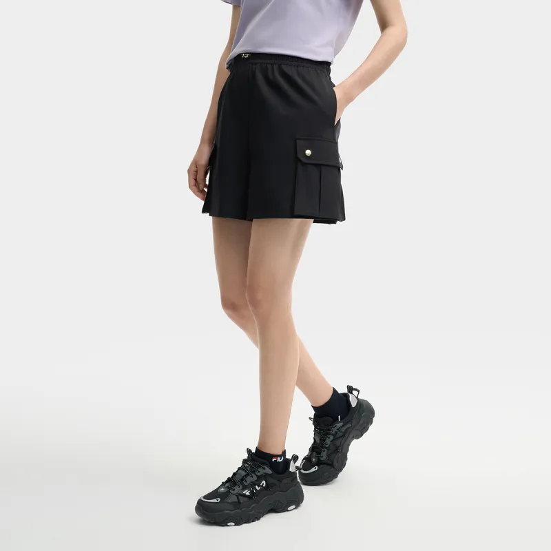 FILA MILANO Collection Casual Shorts Women's Jet Black-2