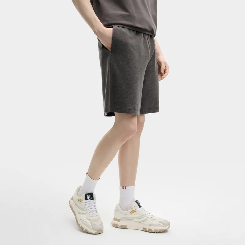 FILA MILANO Italian Luxury Sports Collection Casual Shorts Men's Leather Brown-4