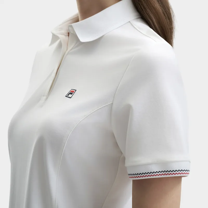 FILA Polo Shirts Women's Standard White-4