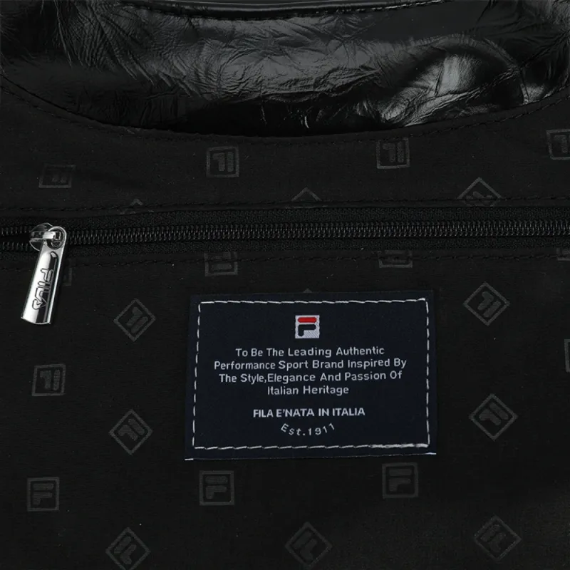 FILA PU Crossbody Bag Women's Jet Black-3