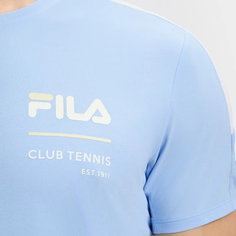 FILA T Shirts Men Bell Blue-4