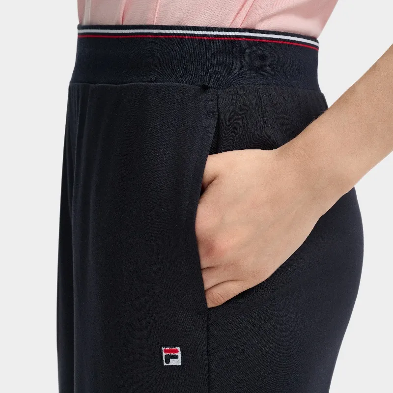 FILA Knitted Sweatpants Women's Legend Blue-4