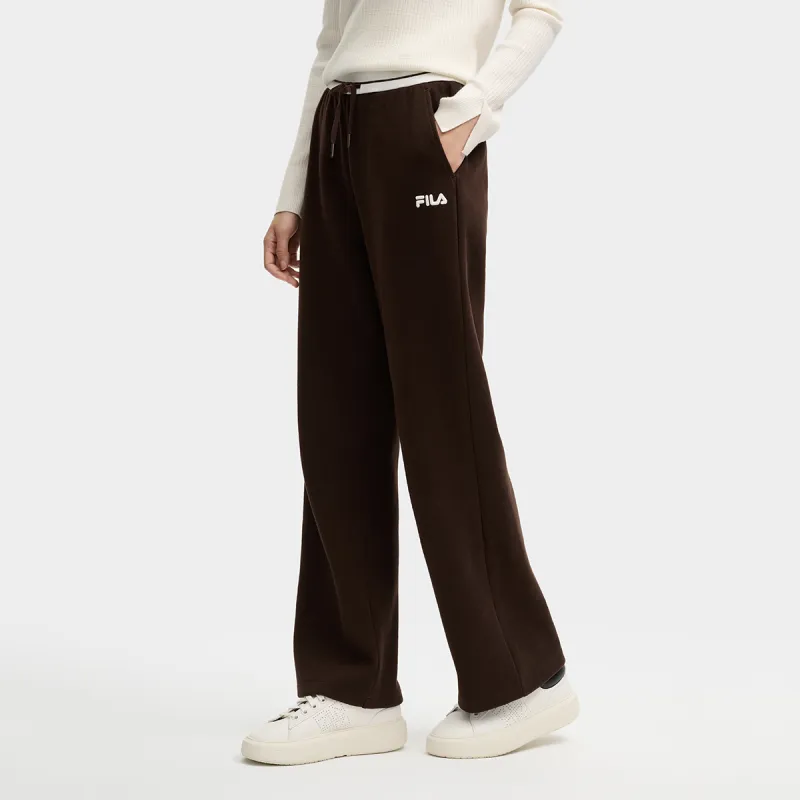 FILA MODERN HERITAGE Casual Pants Women's Dark Rock Umber-2