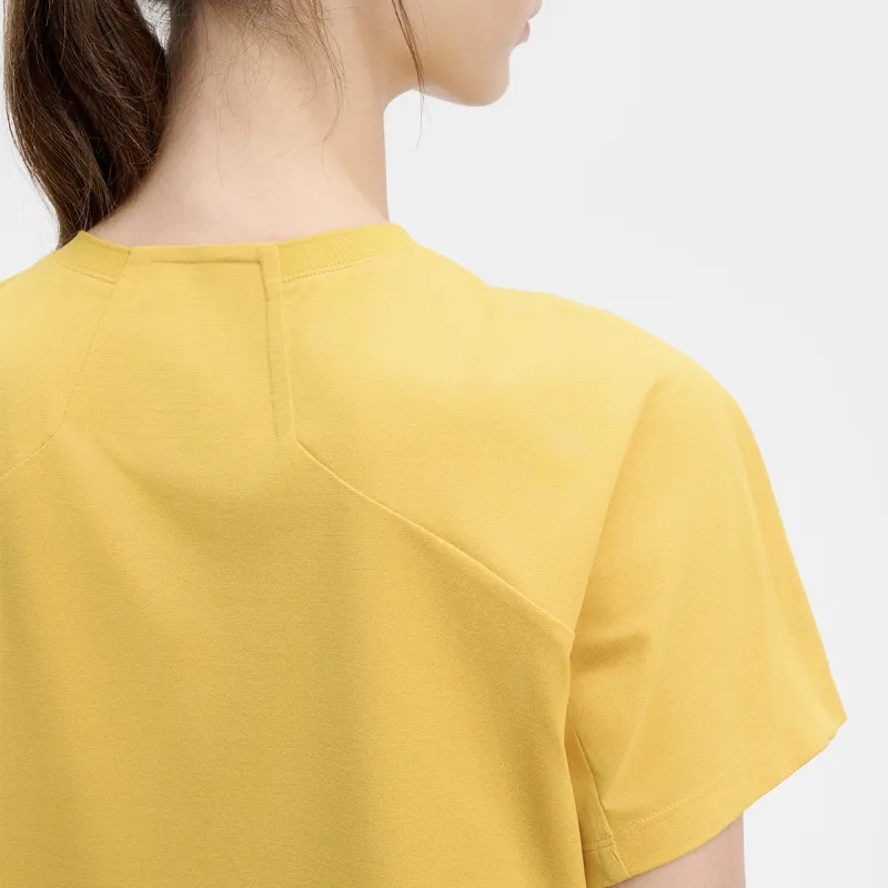 FILA x BBC EARTH T Shirt Women's Strawflower Yellow-4