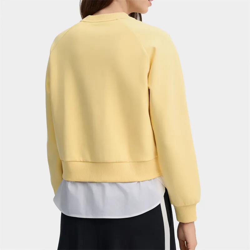 FILA Sweatshirt Women's Golden Armor Yellow-5