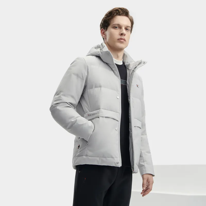 FILA Down Jacket Men's Ash Gray-4