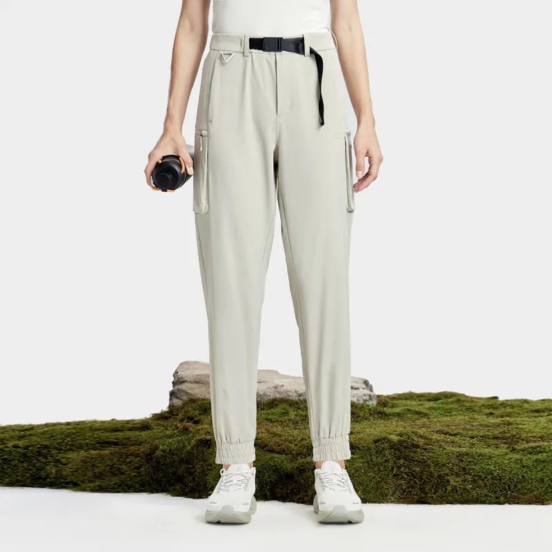 FILA Windbreaker Pants Women's Courtyard Stone Gray-2