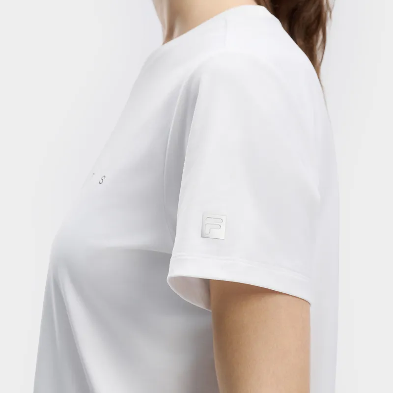 FILA T Shirt Women's Jade White-4
