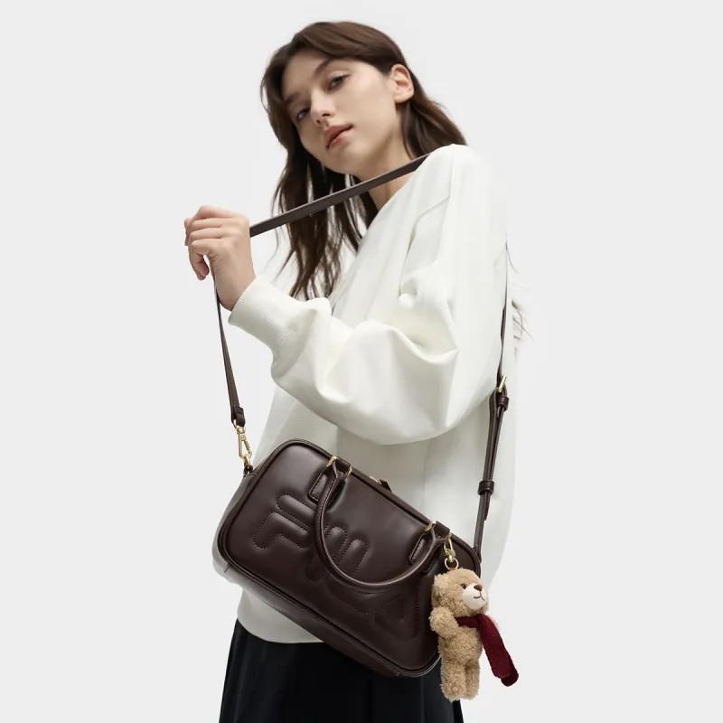 FILA ORIGINALE PU Crossbody Handbag Women's Clay Umber-3