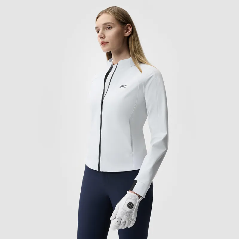 FILA Golf Series Windproof Windbreaker Jacket Women's Jade White-3