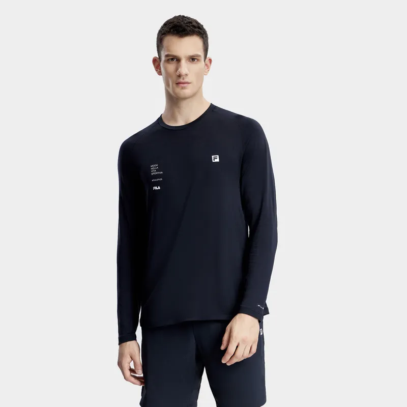 FILA Set-in Sleeve Top Men's Pitch Black-5
