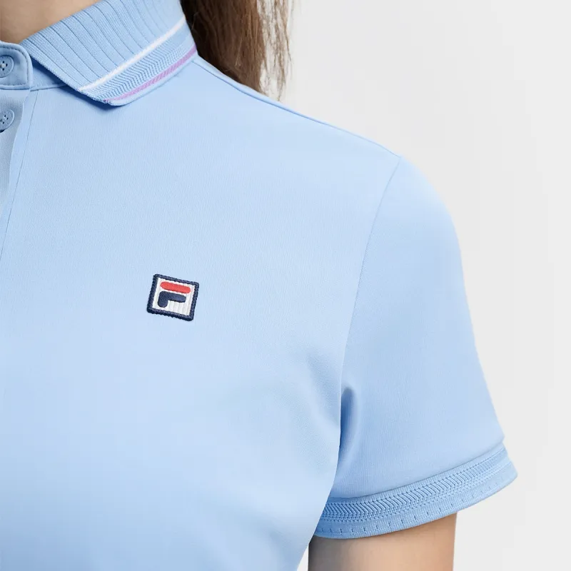 FILA Polo Shirts Women's Bell Blue-3