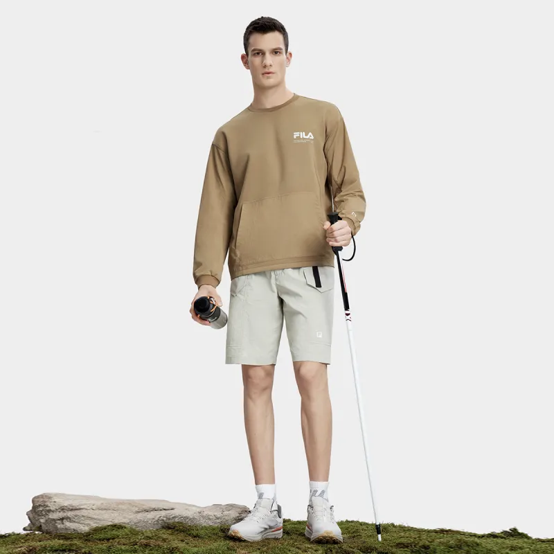 FILA Sweatshirt Unisex Sandalwood Chestnut Brown-2