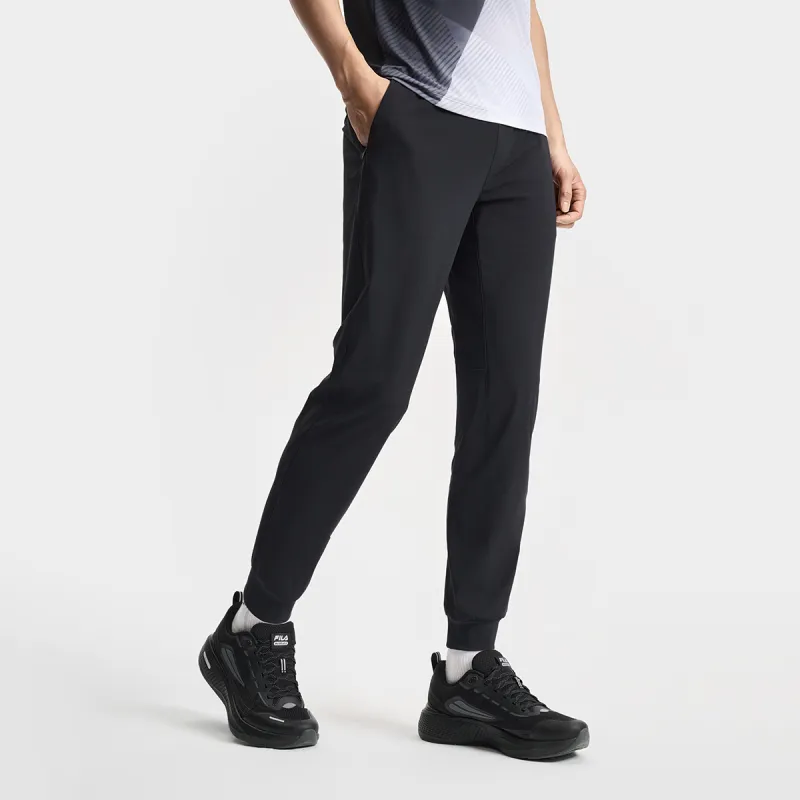 FILA Athletics Knitted Sweatpants Men's Pitch Black-5