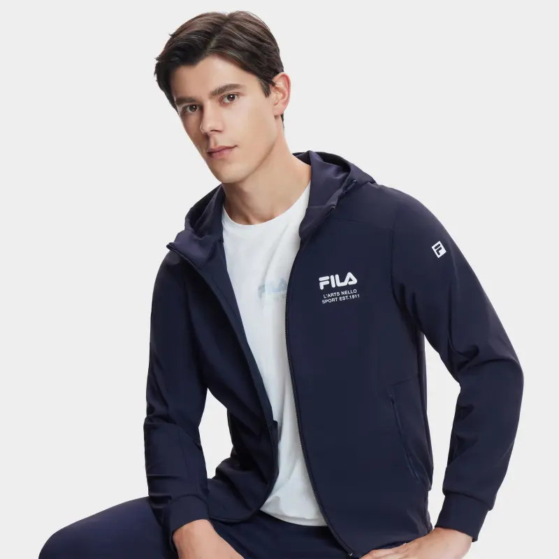 FILA Knitwear Men RD Royal Blue-5