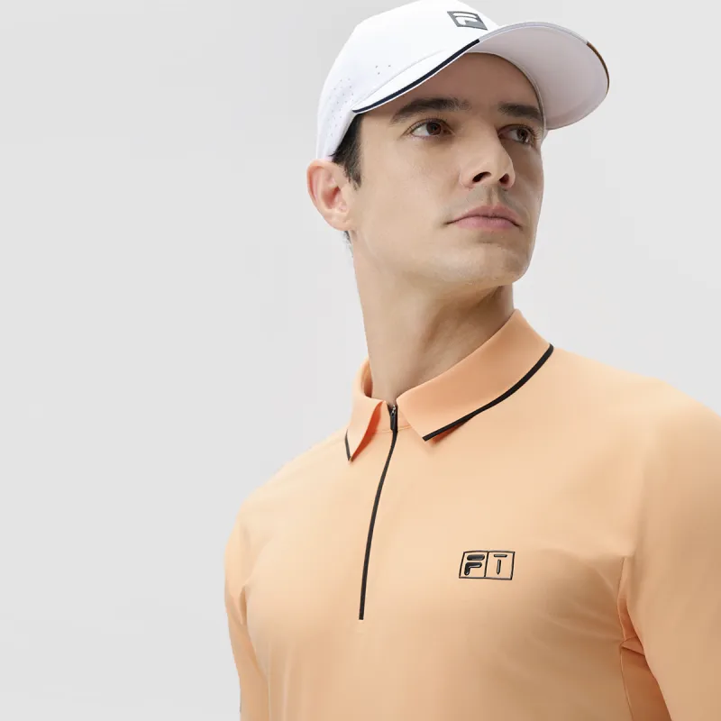 FILA Polo Shirts Men Dark Star Yellow-6