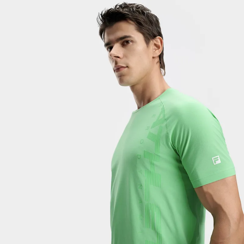 FILA T Shirts Men Plastic Green-4
