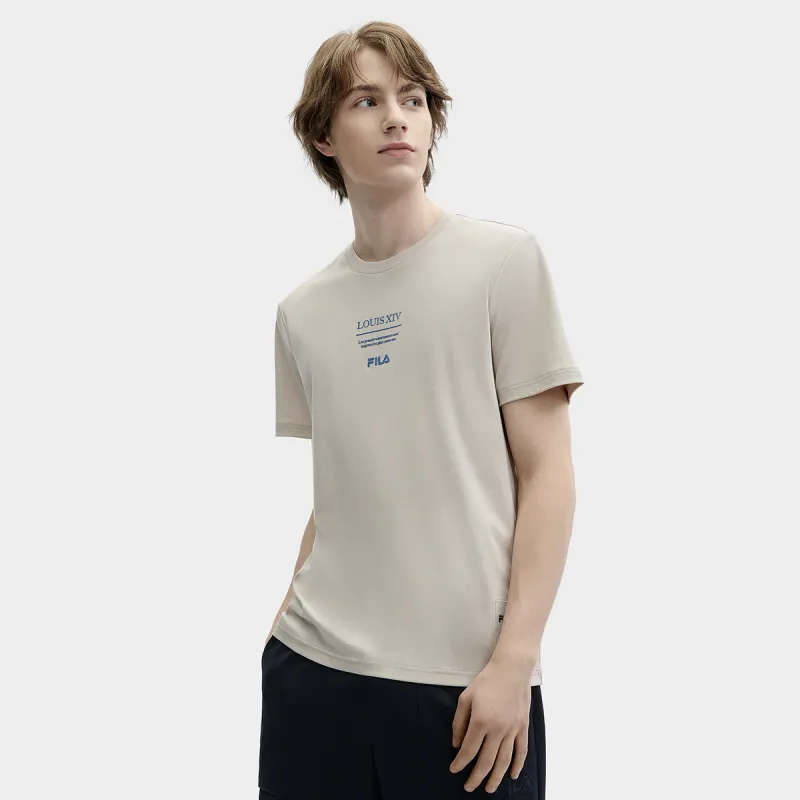 FILA SS24 Set in Sleeve T Shirt Men's Light Khaki-3