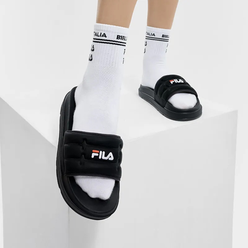 FILA DRIFTER Slide Slippers Women's Pitch Black-6