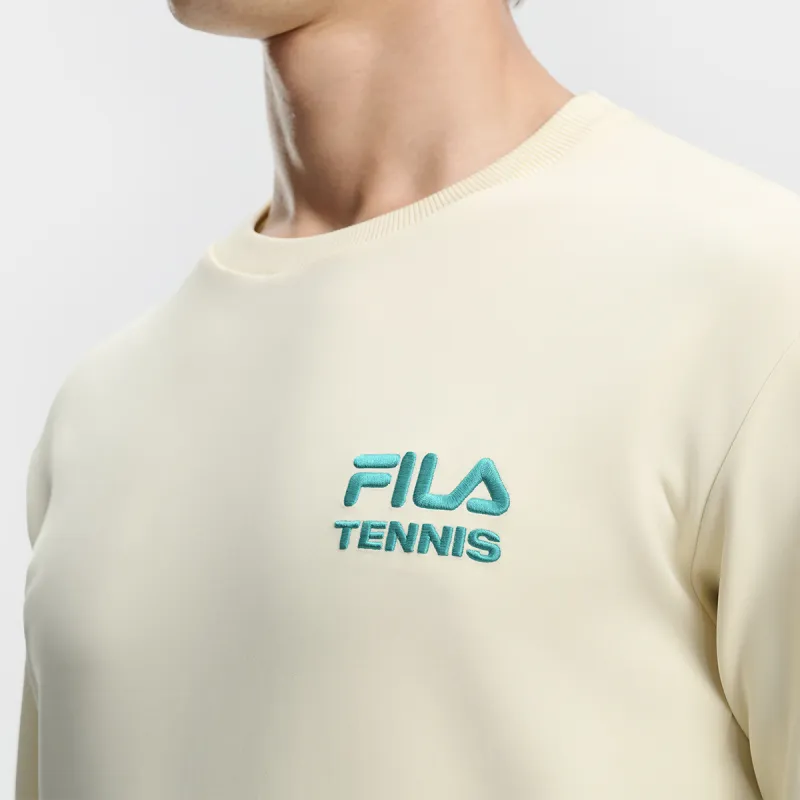 FILA Sweatshirt Men's Crystal Snow Pear Yellow-3