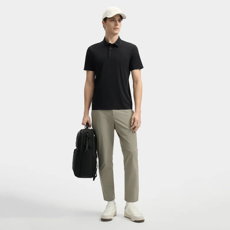 FILA Polo Shirt Men's Jet Black-5
