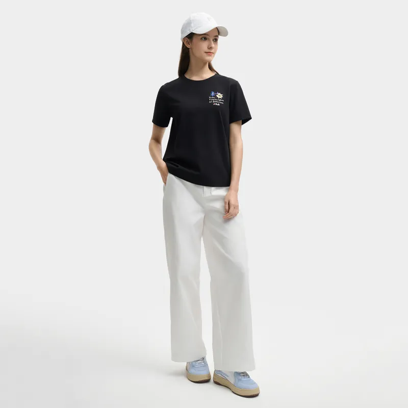 FILA Lifestyle T Shirt Women's Jet Black-5