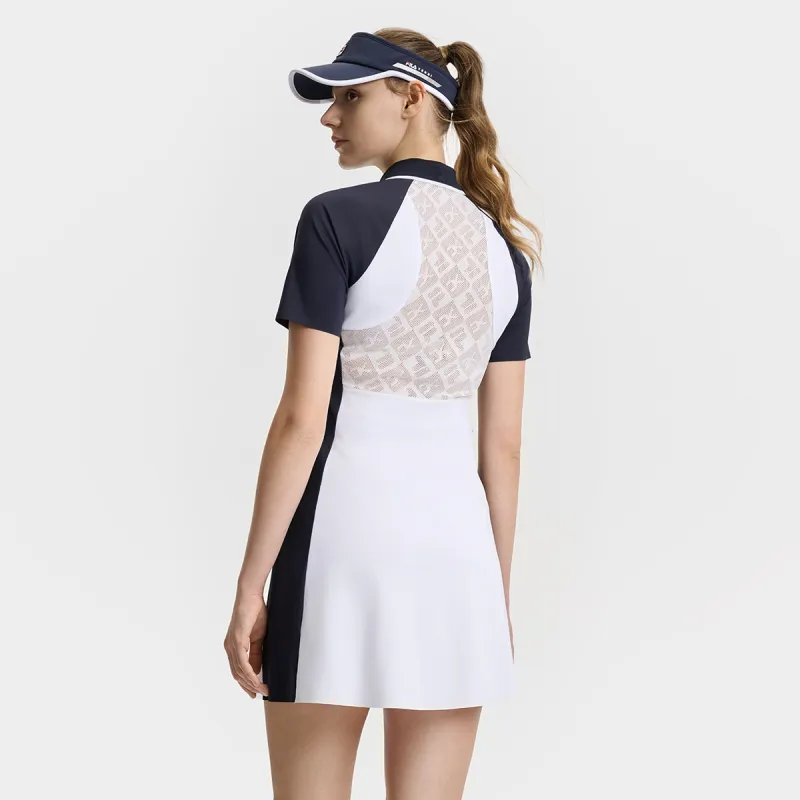 FILA Athletics Tennis Short Sleeved Dress Women's RD Royal Blue NV-4