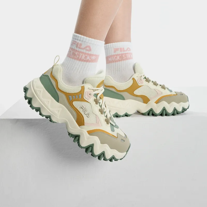 FILA Oakmont 3 Sport Shoes 'White Orange Green' Women's-7