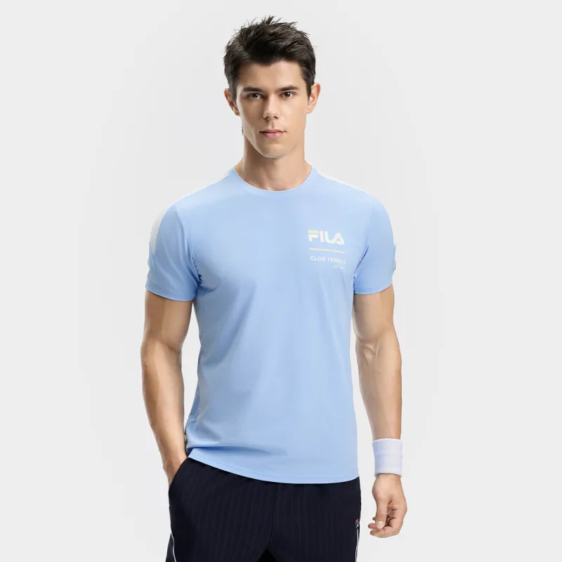 FILA T Shirts Men Bell Blue-3