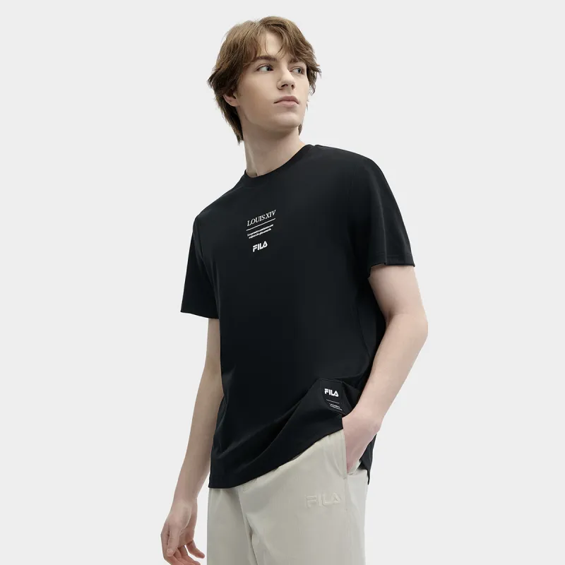 FILA T Shirts Men Jet Black-4
