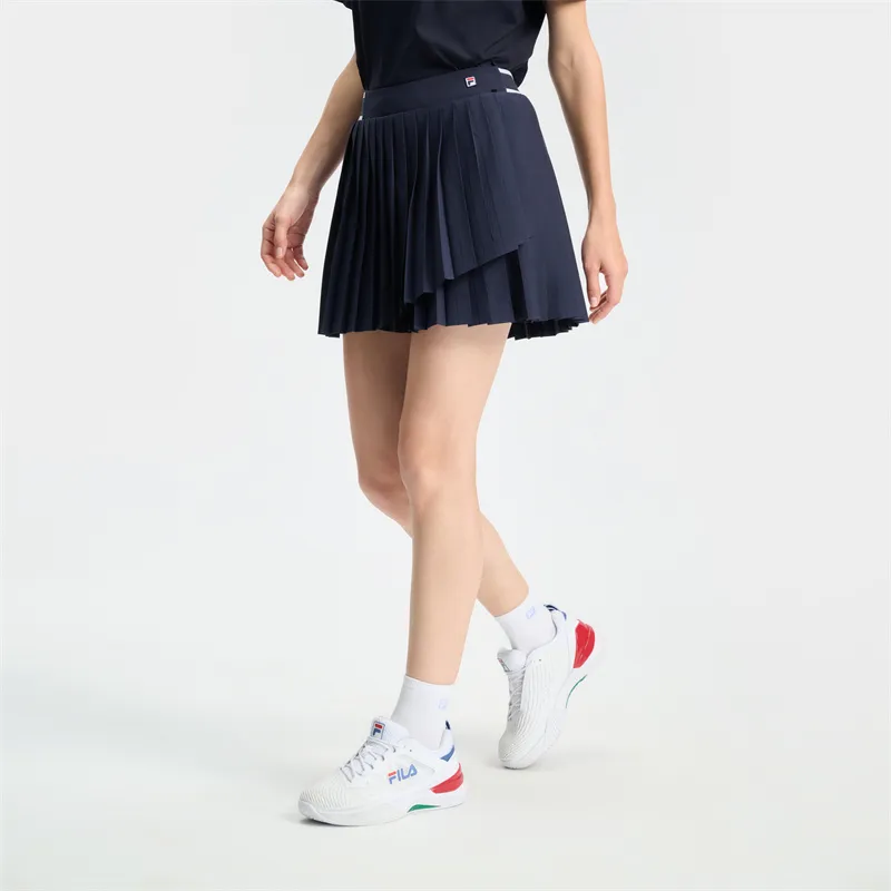 FILA PREPPY NOSTALGIA Casual Short Skirts Women's RD Royal Blue-5