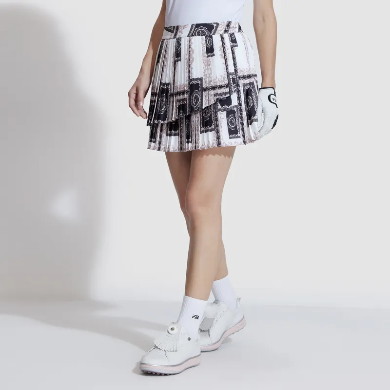 FILA Casual Short Skirts Women's All Over Print-3