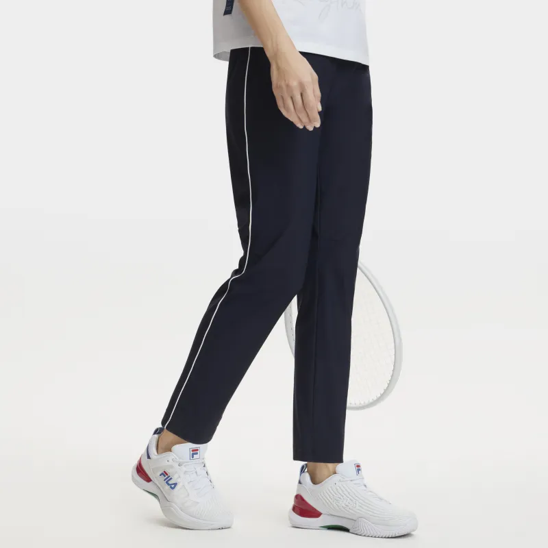 FILA Knitted Sweatpants Women's RD Royal Blue-6