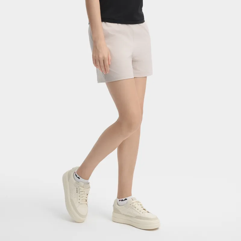 FILA MILANO Italian Luxury Sports Collection Casual Shorts Women's Light Silver Gray-2