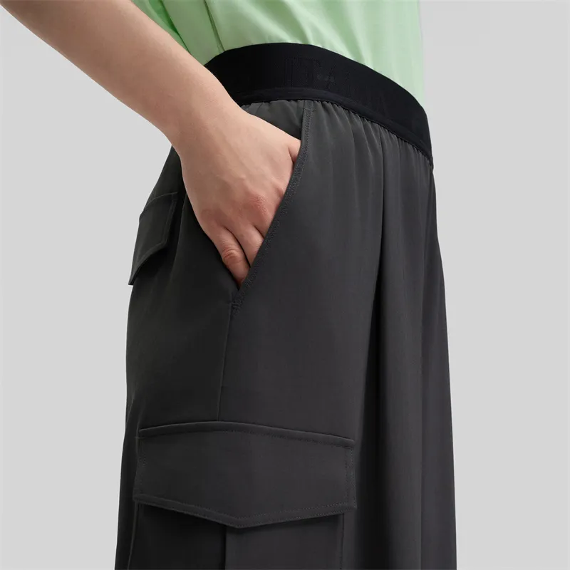 FILA Casual Pants Women's Dawn And Night Gray-4