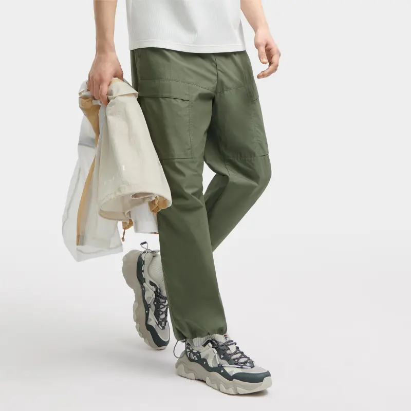 FILA Casual Pants Men's Stone Grind Green-2