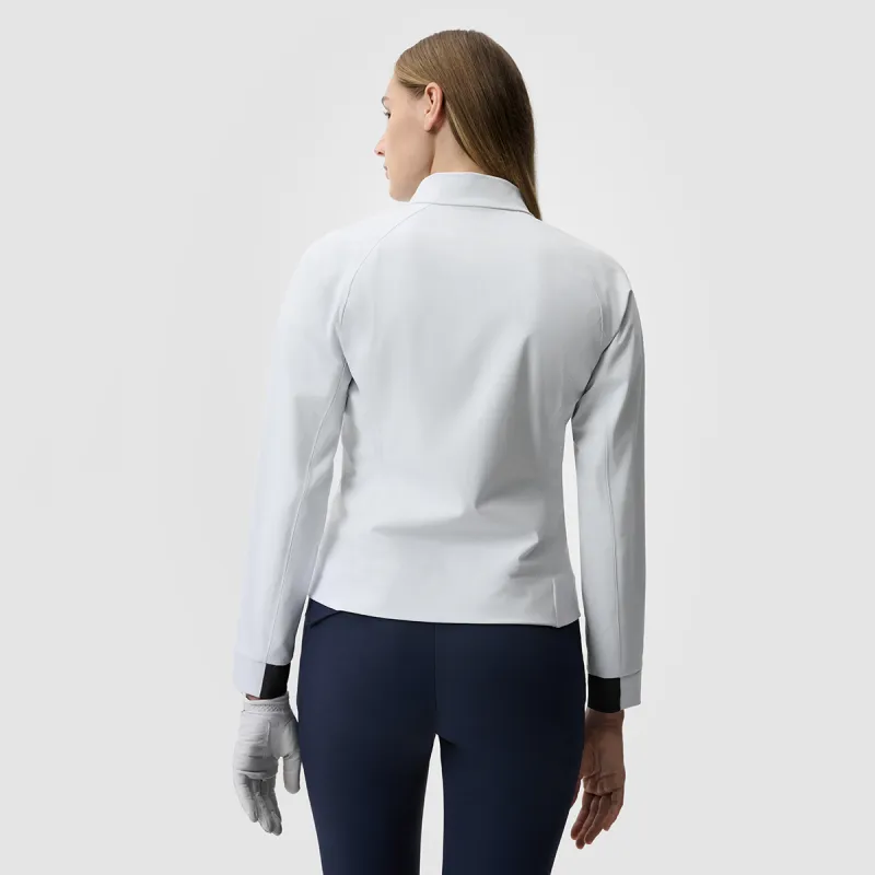 FILA Golf Series Windproof Windbreaker Jacket Women's Jade White-4