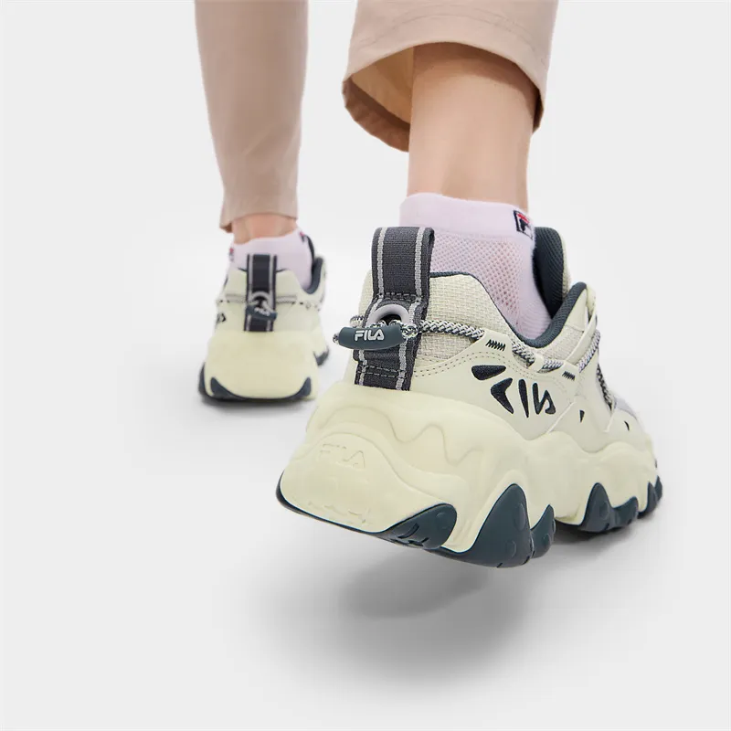 FILA FLUID 5 Slip Resistant Low Top Casual Shoes Men's Gray Green-6