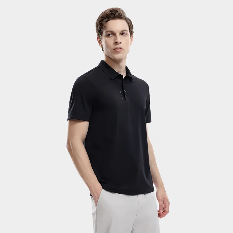 FILA Polo Shirt Men's Jet Black-2