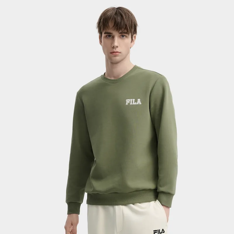 FILA Sweatshirts Men Military Green-2