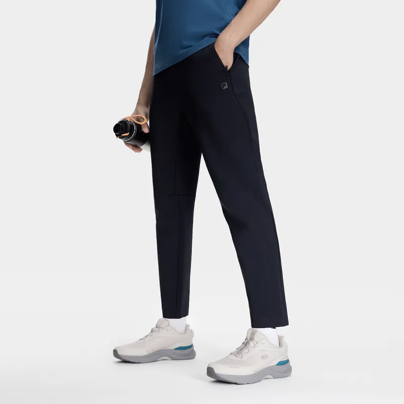 FILA Knitted Sweatpants Men's Pitch Black-4