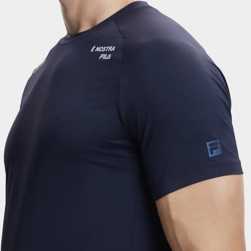 FILA SS24 T Shirt Men's RD Royal Blue-5
