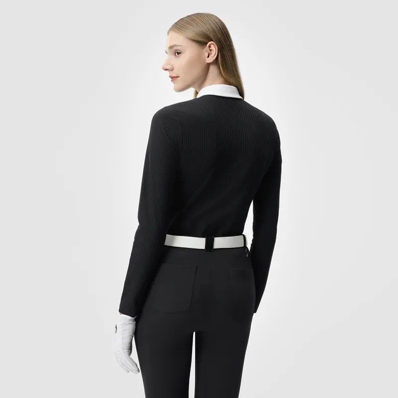 FILA Golf Series Polo Shirt Women's Pitch Black-3