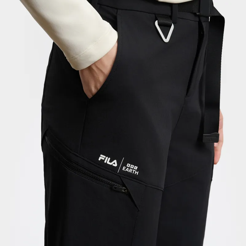 FILA x BBC EARTH Casual Pants Women's Pitch Black-6
