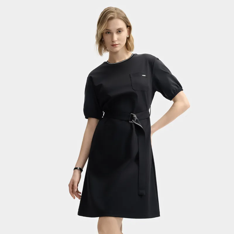 FILA Short Sleeved Dress Women's Legend Blue-2