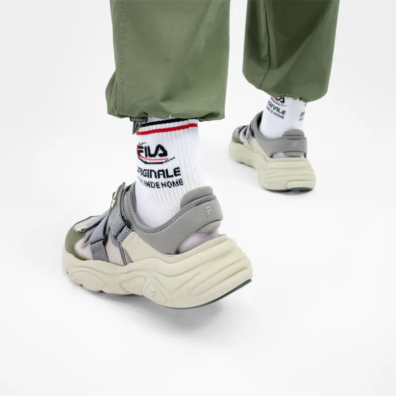 FILA MARS SANDAL Breathable Beach Sandals Men's Sky Gray-7