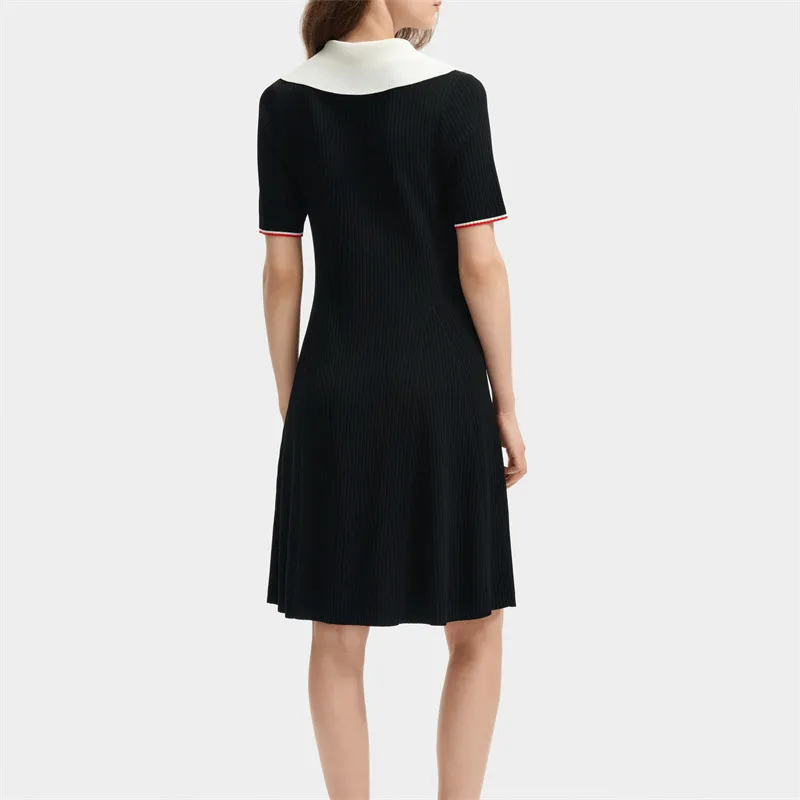 FILA Short Sleeved Dresses Women's Jet Black-3